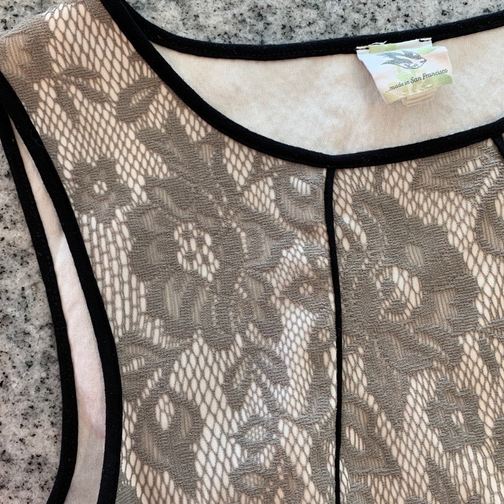 Peplum top from Anthropologie
